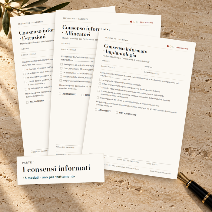 I consensi informati per trattamento